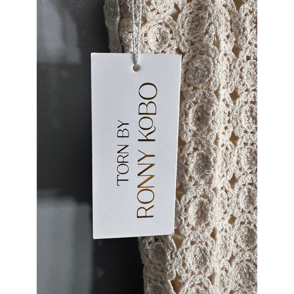 Torn by Rony Kobo TOBY DRESS Crochet NWT small - Picture 4 of 16